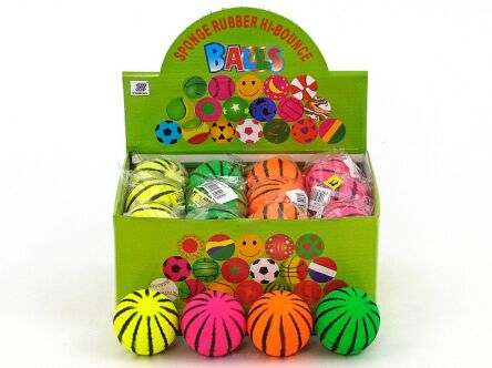 PIŁKA PIANKOWA DO RZUCANIA CIĘŻKA 7,5 CM (24) 4062