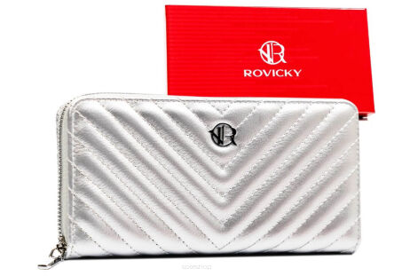 PORTFEL DAMSKI PIÓRNIK R-PRK-04-HRH SILVER 3174 NN