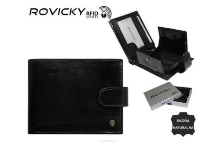 PORTFEL MĘSKI SKÓRA N61L-RVT BLACK 0773 NN