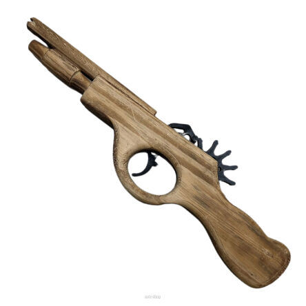 PISTOLET NA GUMKI DREWNIANY 28X6 CM 8125 NN
