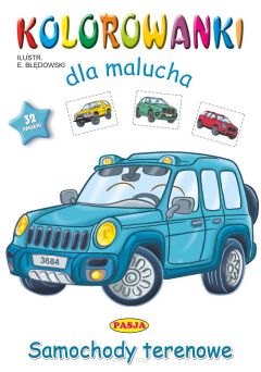 KOLOROWANKI DLA MALUCHA SAMOCHODY TERENOWE 5923 