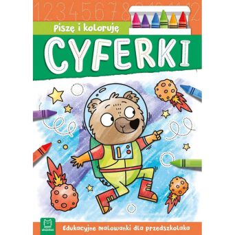 EDUKACYJNE MALOWANKI DLA PRZEDSZKOLAKA CYFERKI 533