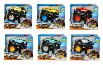 AUTO MONSTER TRUCK GUMOWE KOŁA 13X11 CM 9651