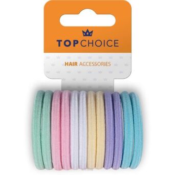 GUMKI DO WŁOSÓW PASTEL 12 SZT 6799 NN