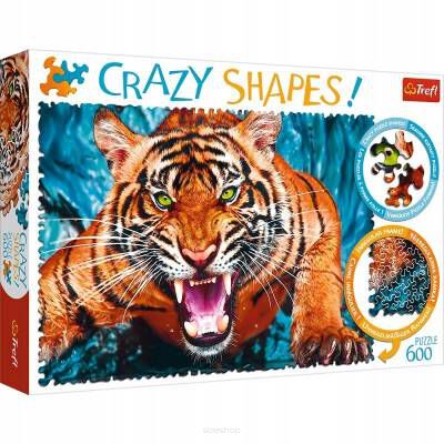 TREFL PUZZLE 600 CRAZY SHAPES OKO W OKO Z... NN