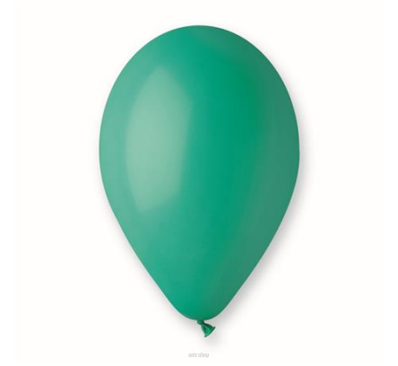 BALONY PASTEL ZIELONY CIEMN 10' (100) [50] 1311 NN