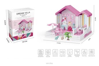 DOMEK DLA MINI LALEK 36X29 CM 9462 NN