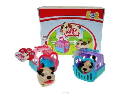 PIESEK CHODZĄCY Z NOSIDEŁKIEM 9 CM (6) 7013 NN