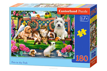 CASTOR PUZZLE 180 PETS IN THE PARK 8444