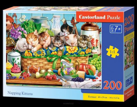 CASTOR PUZZLE 200 NAPPING KITTENS 2278