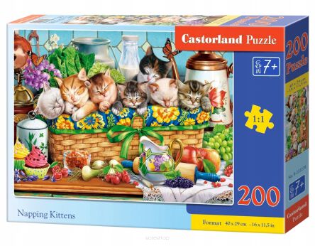 CASTOR PUZZLE 200 NAPPING KITTENS 2278