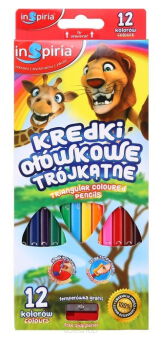 KREDKI TRÓJKĄTNE 12 KOL INSPIRIA [12] 3934