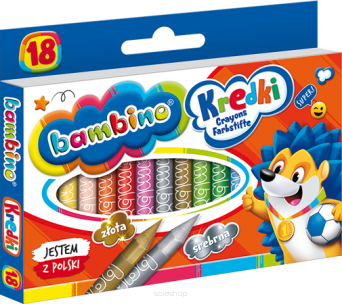 KREDKI BAMBINO WOSKOWE 18 KOL [8] 0201 NN