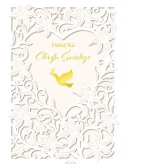 KARTKA PAMIĄTKA CHRZEST ŚWIĘTY AŻUR 5156 NN