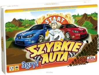 GRA SZYBKIE AUTA / ZBUDUJ DROB / KTO ZG 3 GRY 3023
