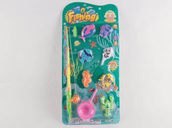 ŁOWIENIE RYBEK 9 EL. Z PODBIERAKIEM 63X29 CM 3051