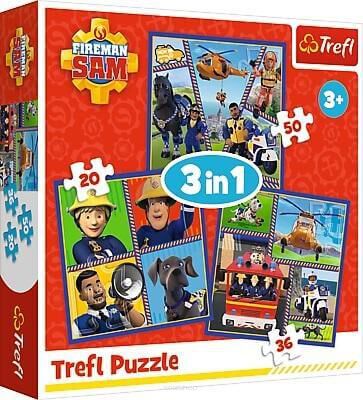 TREFL PUZZLE 3W1 DZIEŃ STRAŻAKA SAMA 8682 NN