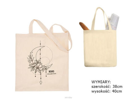TORBA BAWEŁNIANA EKO-28 KSIĘŻYC NATURAL 2136 NN