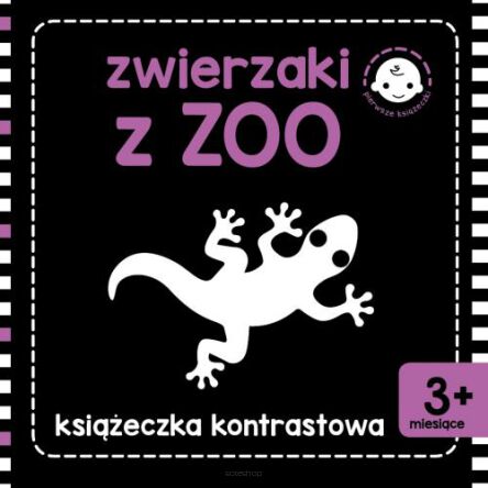 KSIĄŻECZKA KONTRASTOWA ZWIERZĘTA W ZOO 8454