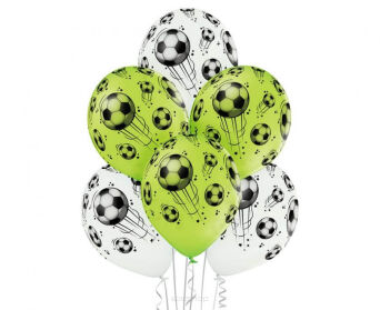 BALONY FOOTBALL PIŁKA NOŻNA 12'' 6 SZT [10] 3314 N