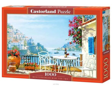 CASTOR PUZZLE 1000 MEDITERRANEAN WINE FOR TWO 5007