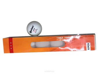 PIŁKI DO PING PONG BIAŁE 6 SZT 1689