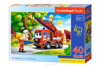 CASTOR PUZZLE 40 MAXI FIREFIGHTERS TO THE 0407 