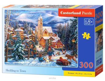 CASTOR PUZZLE 300 SLEDDING TO TOWN 0194