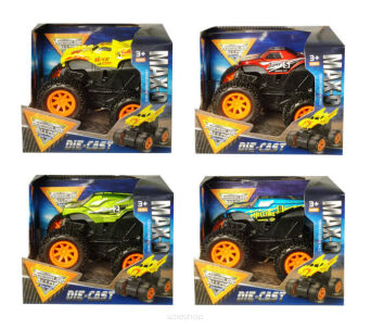 AUTO TERENOWE METAL NACIŚNIJ I JEDŹ 14X11 CM 1765
