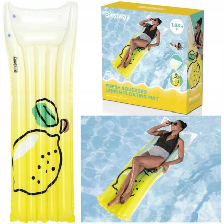 MATERAC DMUCHANY CYTRYNA 183X69 CM 3492