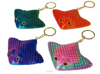 BRELOK 3D PŁASZCZKA 11X9 CM 1602