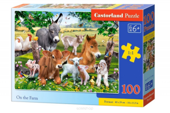 CASTOR PUZZLE 100 ON THE FARM 1138