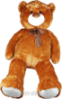 PLUSZ MIŚ Z KOKARDĄ BRĄZOWY 70 CM 8156 - 8