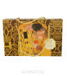 FILIŻANKI ZE SPODAKMI KISS BROWN G. KLIMT 8124 NN - 4