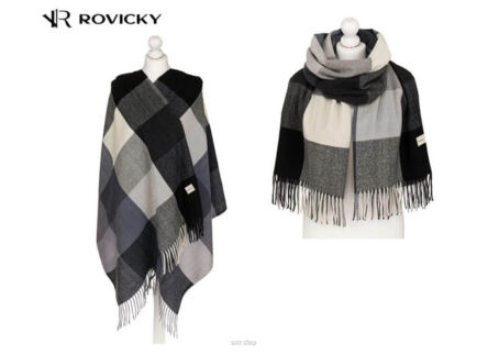 SZALIK ROVICKI 180x70 CM R-SP100 BLACK 7023 NN