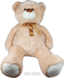 PLUSZ MIŚ Z KOKARDĄ BEŻOWY 100 CM 8163 - 7