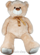 PLUSZ MIŚ Z KOKARDĄ BEŻOWY 100 CM 8163 - 8