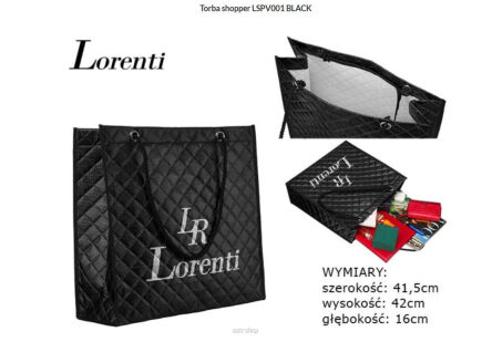 TORBA ZAKUPOWA LSPV001 BLACK 6362 NN