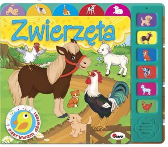 KSIĄŻKA ODKRYWAM DŹWIĘKI ZWIERZĘTA 2512