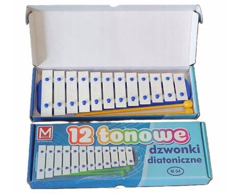 CYMBAŁKI DZWONKI DIATONICZNE 12 TON 0032