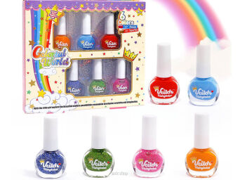 ZESTAW LAKIERY DO PAZNOKCI 6 KOL. 21X21 CM 4482