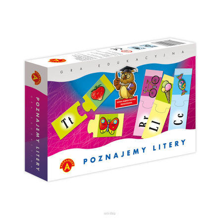 GRA SOWA MĄDRA GŁOWA POZNAJEMY LITERY 4809