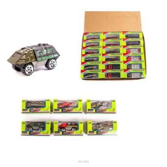 AUTO SŁUŻBY WOJSKOWE MIX 8X3 CM (18) 1875