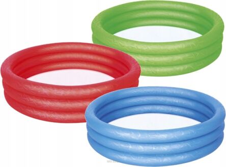 BASEN DMUCHANY 3 KOMORY PASTELOWY 122X25 CM 0494