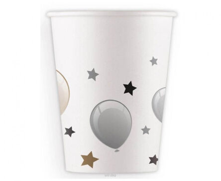 KUBECZKI PAPIEROWE HAPPY BIRTHDAY 200ml (8) 9123