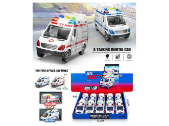 AUTO POLICJA / KARETKA ŚW. DŹW.14 CM (10) 3799