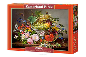 CASTOR PUZZLE 2000 STILL LIFE WITH FLOWERS 0658