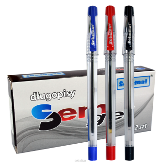 DŁUGOPIS SEMI GEL NIEBIESKI (12) 2865