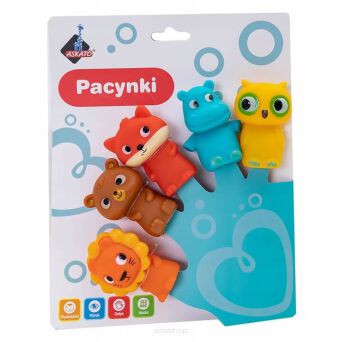 PACYNKI NA PALCE ZWIERZĘTA 25x18 CM 3813