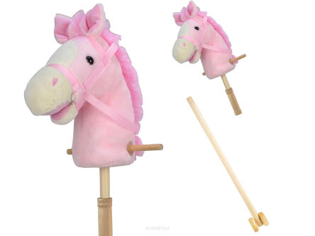 HOBBY HORSE KOŃ NA KIJU SKŁAD KÓŁ DŹW. 95 CM 8255